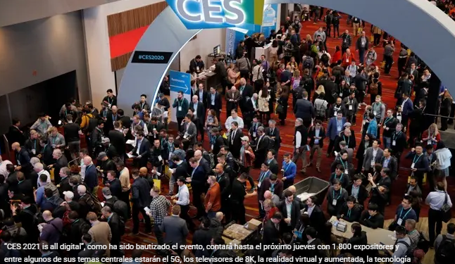 La primera feria CES virtual girará en torno del 5G y los televisores 8K