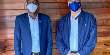 Abinader se reunió con Jovenel Moise, presidente de Haití