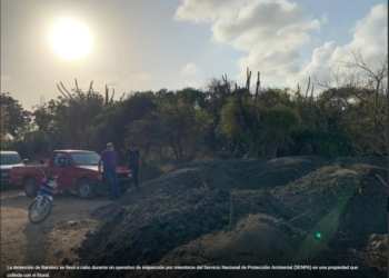 Medio Ambiente somete a la justicia a hombre por extracción de arena en Baní