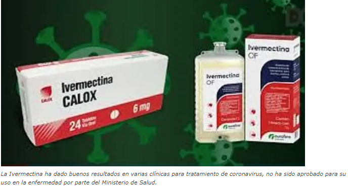 Análisis con ivermectina realizado en el país presenta hallazgos favorables en covid-19