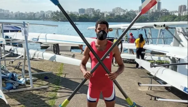 El remero dominicano Ignacio Vásquez hace historia y se clasifica a los Juegos Olímpicos de Tokio