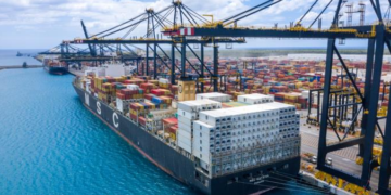 Caucedo recibe el buque de mayor capacidad de contenedores que ha llegado al país