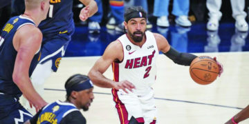 El Big 3 de Miami calentó la Final