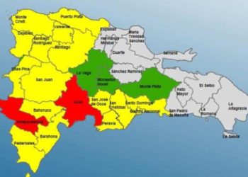 El COE mantiene en alerta roja a provincias Independencia y Azua por las lluvias