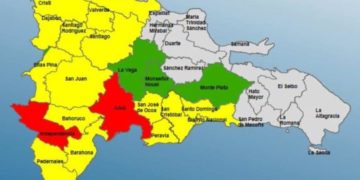 El COE mantiene en alerta roja a provincias Independencia y Azua por las lluvias