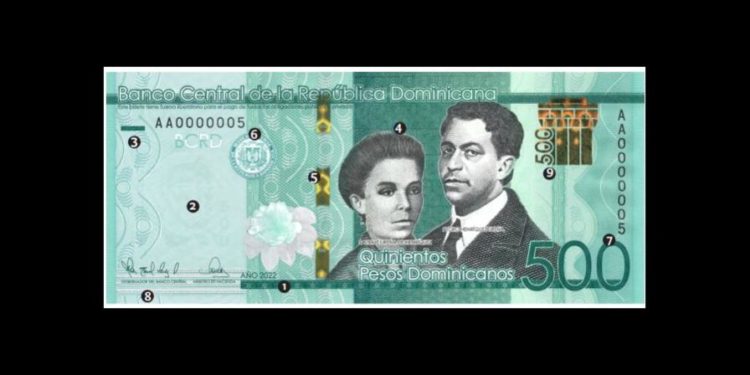 El Banco Central pondrá a circular nuevo billete de RD$500.00