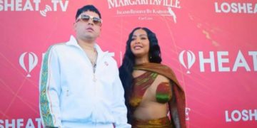 Yailin y Shadow Blow cantan su colaboración en Premios Heat 2023